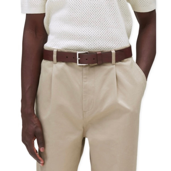 REIGNING CHAMP Calf Leather Classic Belt