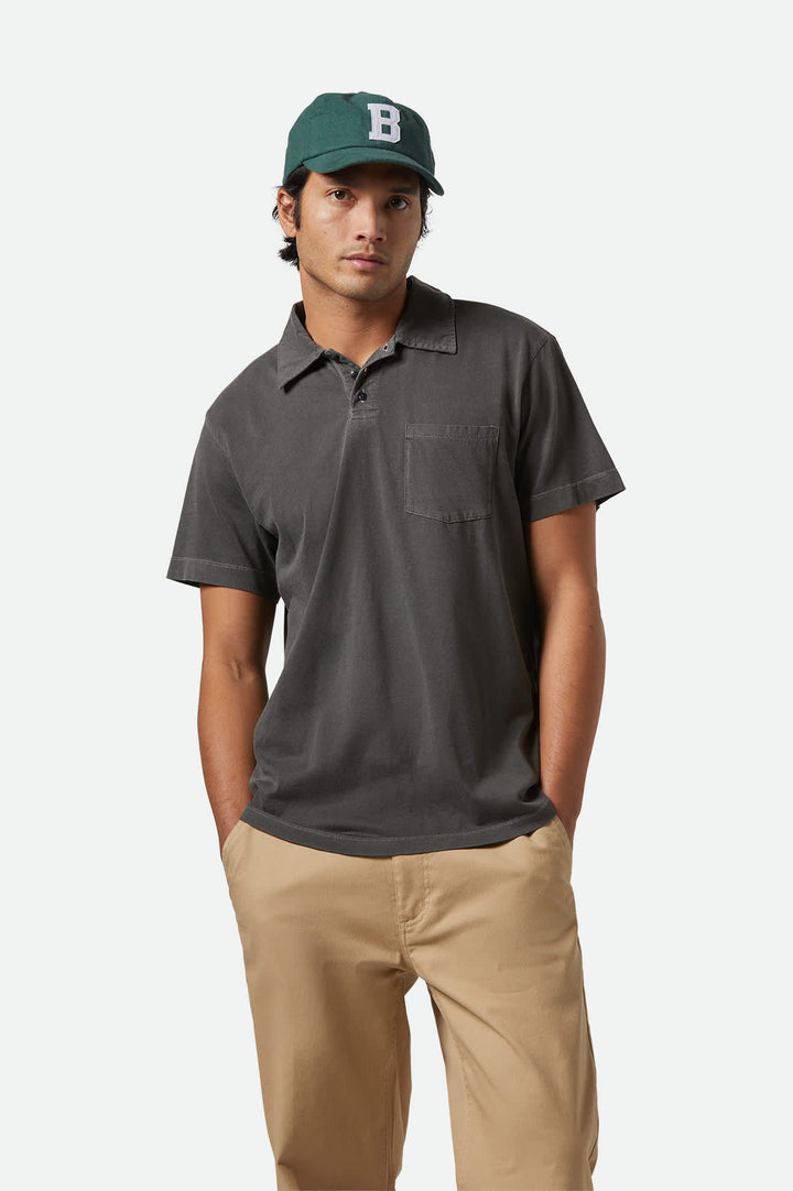 BRIXTON Vintage Wash S/S Polo Knit