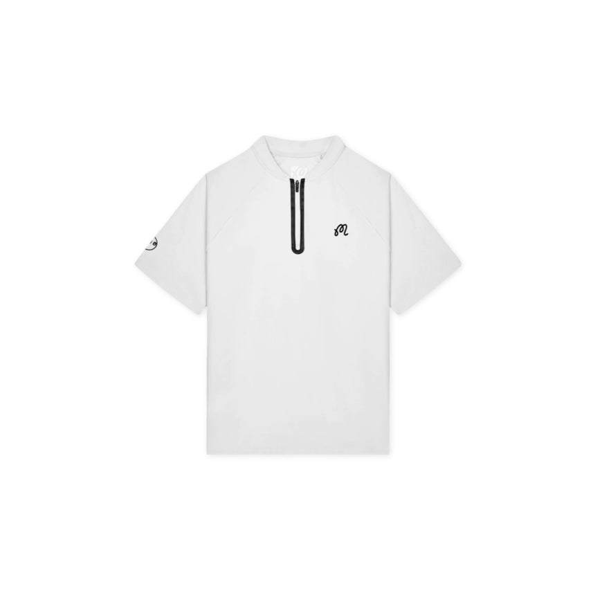 MALBON Performance Zip Blade Collar Polo