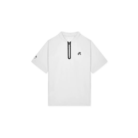MALBON Performance Zip Blade Collar Polo