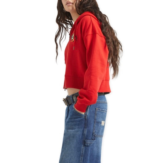BRIXTON Trophy Horse Cropped Zip Hood