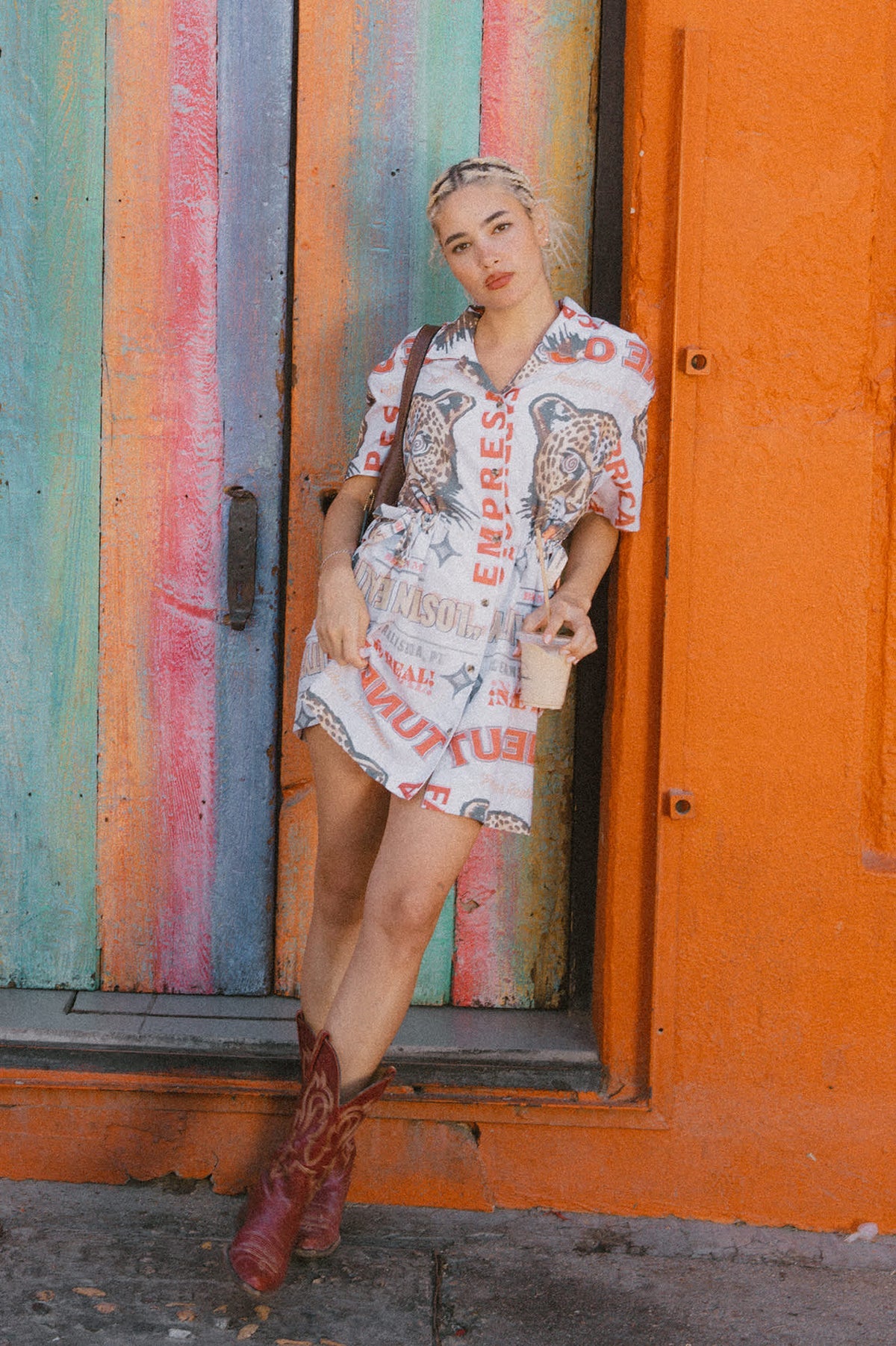 BRIXTON The Cinch Button Down Dress