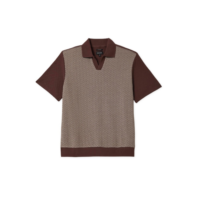 BRIXTON Theo Jacquard Polo – relic supply corp