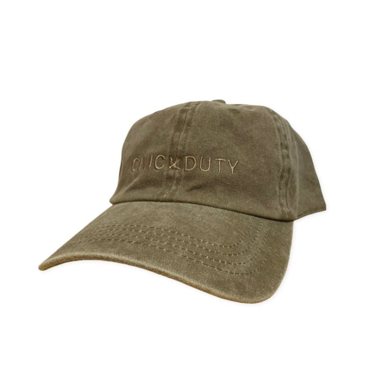 CIVIC DUTY Wordmark Dad Hat