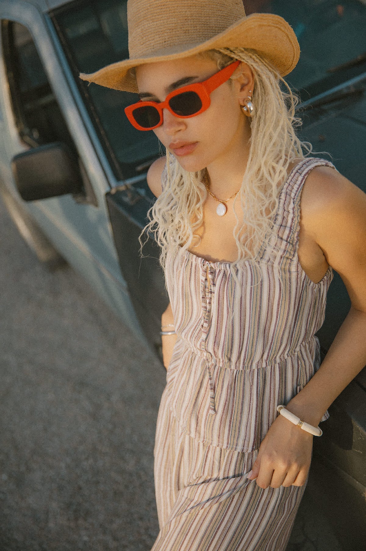 BRIXTON Odessa Straw Packable Cowboy Hat