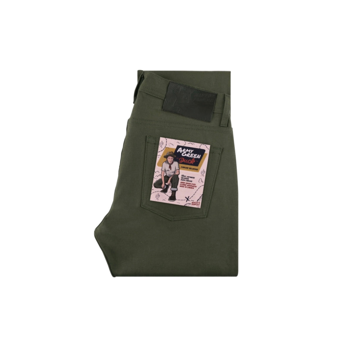 NAKED & FAMOUS Weird Guy Duck Canvas