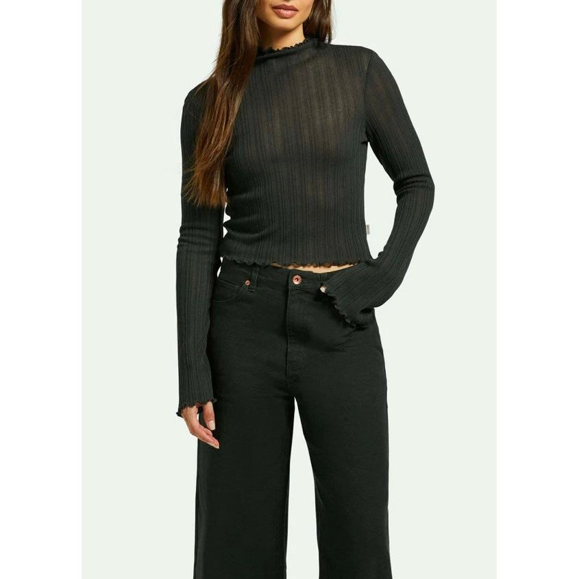 BRIXTON Novelty Ribbed Turtleneck