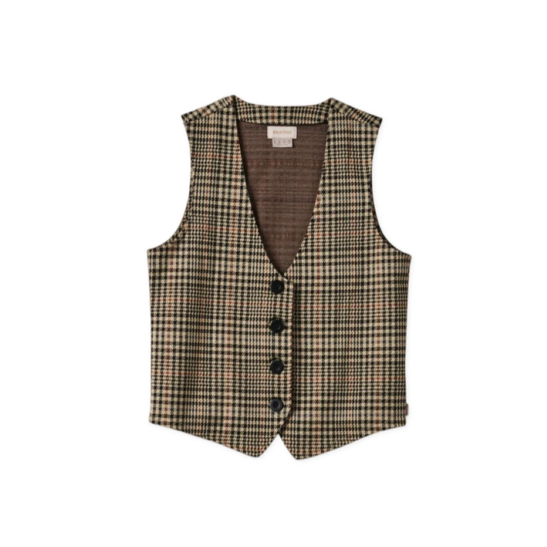 BRIXTON Menswear Plaid Leisure Vest