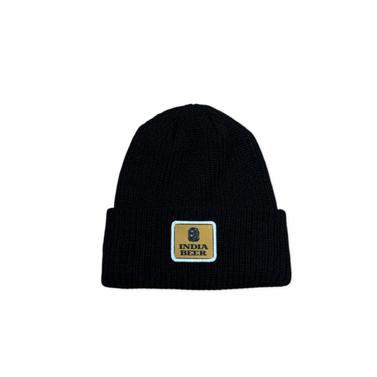 INDIA BEER Gold Patch Beanie