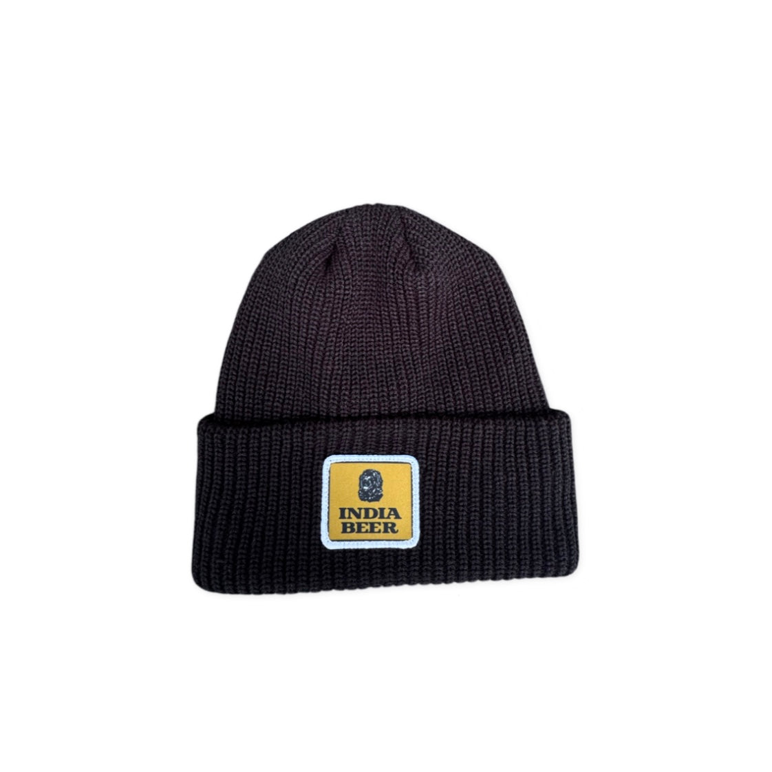 INDIA BEER Gold Patch Beanie