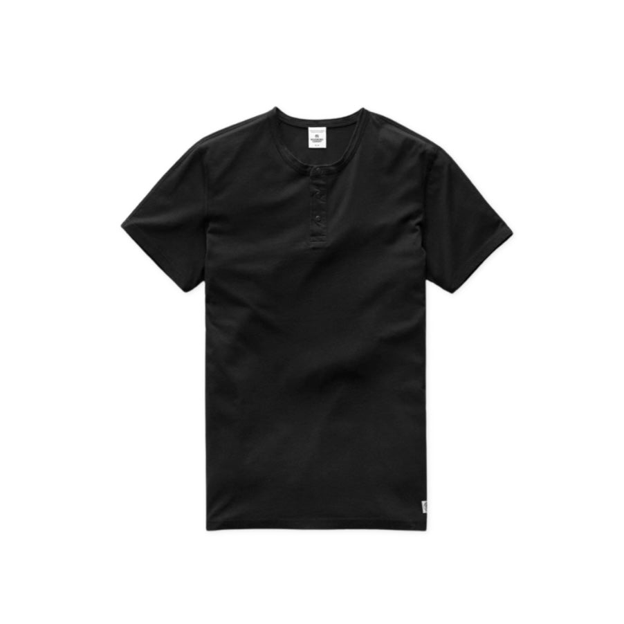 REIGNING CHAMP Pima Jersey Henley T-shirt