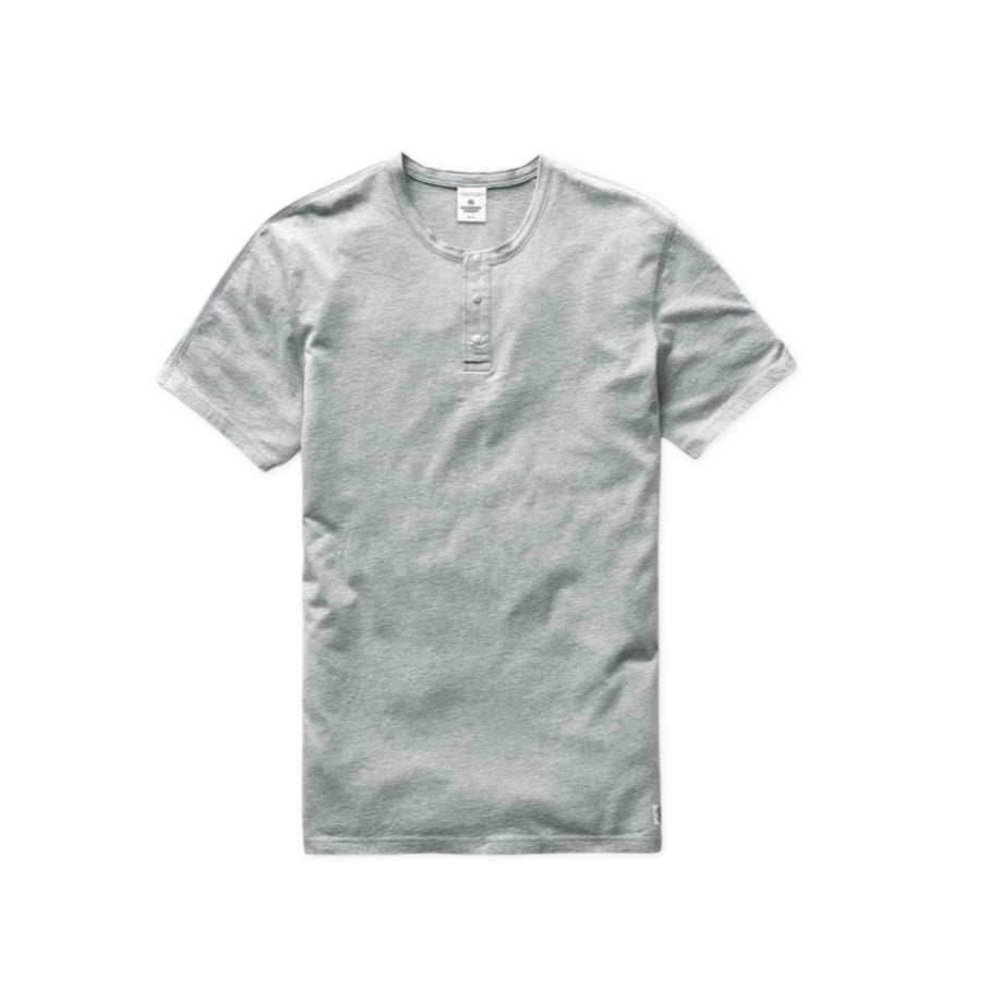 REIGNING CHAMP Pima Jersey Henley T-shirt