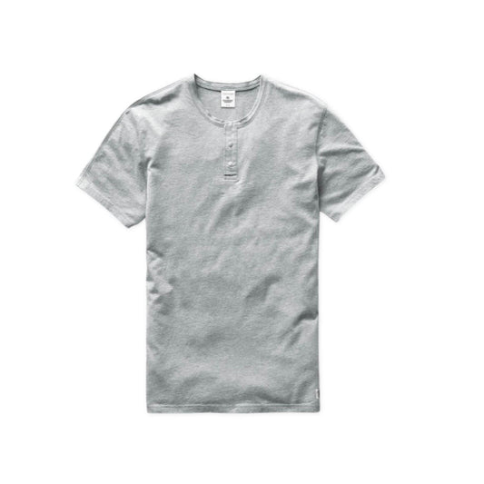 REIGNING CHAMP Pima Jersey Henley T-shirt