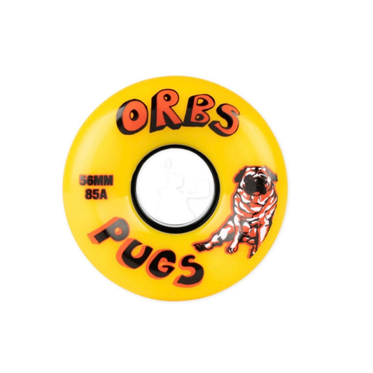 ORBS PUGS Conical yellow wheels 56mm
