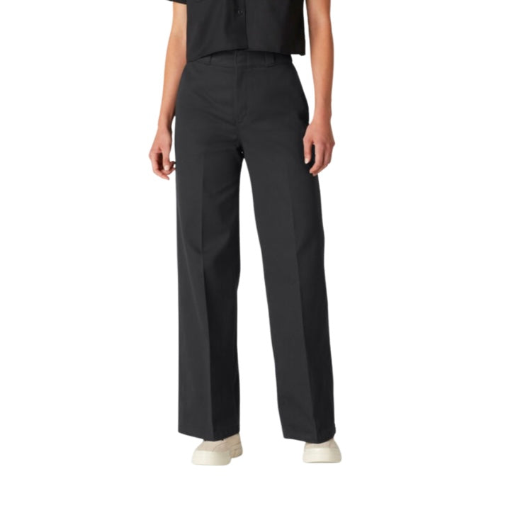 DICKIES W Stonewashed wide leg pant