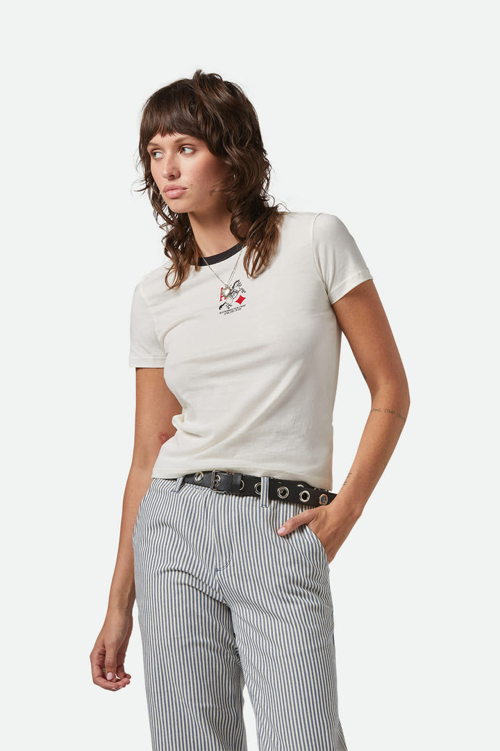 BRIXTON Aces Fitted Crew T-shirt