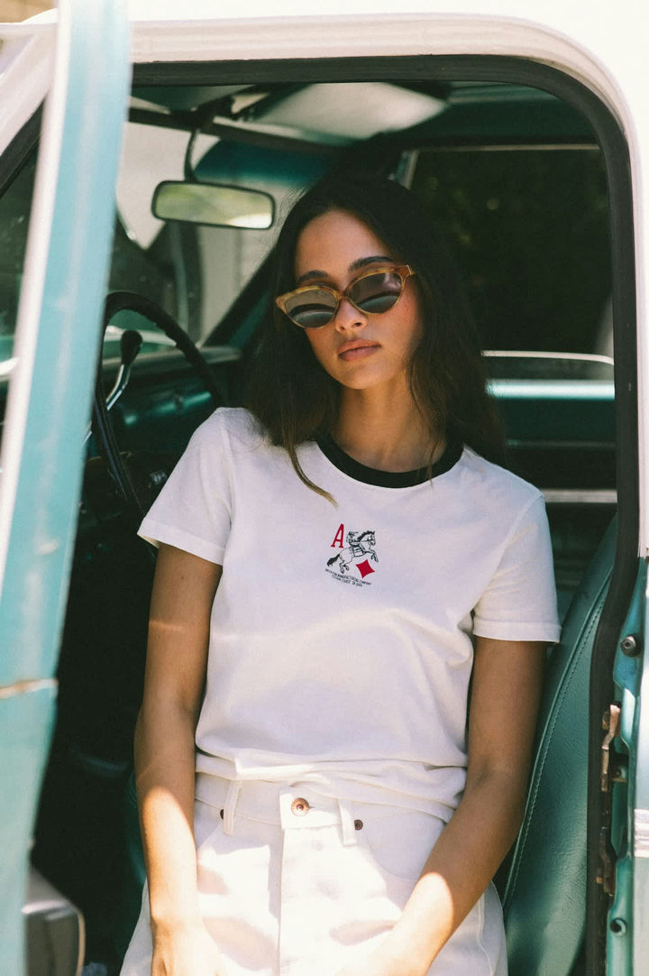 BRIXTON Aces Fitted Crew T-shirt