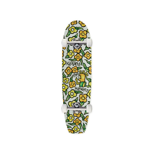 KROOKED Sam Pro Flowers Zinger Skateboard Complete 7.75
