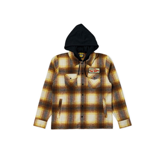 KROOKED Double Ok Hooded Flannel