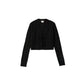 BRIXTON Cropped Pointelle Tie Cardigan