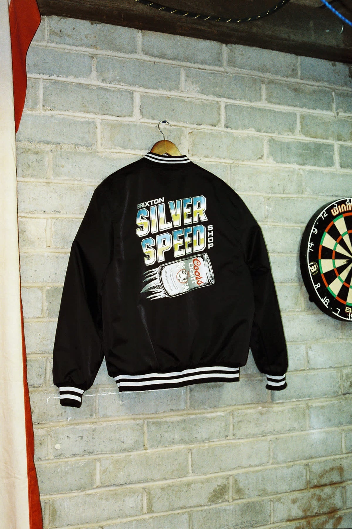 BRIXTON Coors Light Silver Speed Jacket
