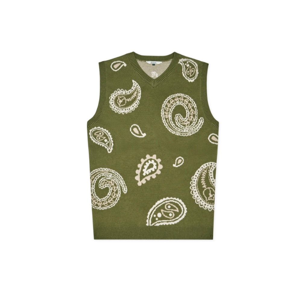 MALBON Paisley Sweater Vest