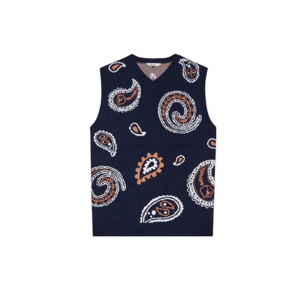MALBON Paisley Sweater Vest