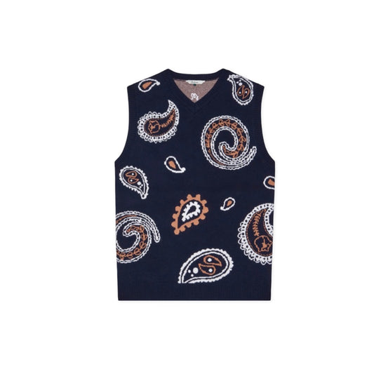 MALBON Paisley Sweater Vest