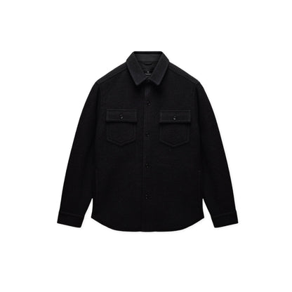 REIGNING CHAMP Boiled Wool Warden Overshirt