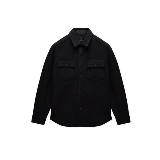 REIGNING CHAMP Boiled Wool Warden Overshirt