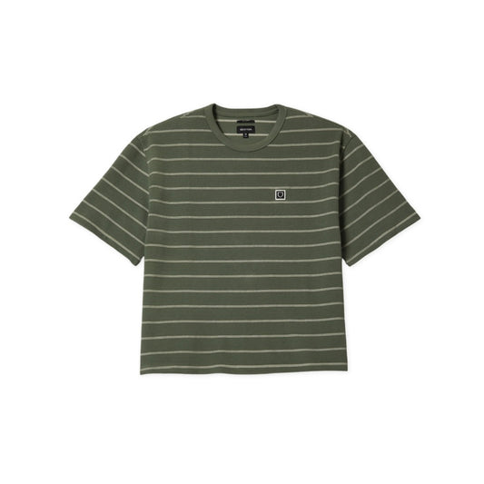 BRIXTON Shield Pique Boxy Knit T-shirt