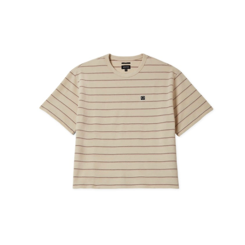 BRIXTON Shield Pique Boxy Knit T-shirt