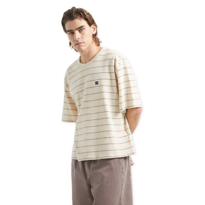 BRIXTON Shield Pique Boxy Knit T-shirt