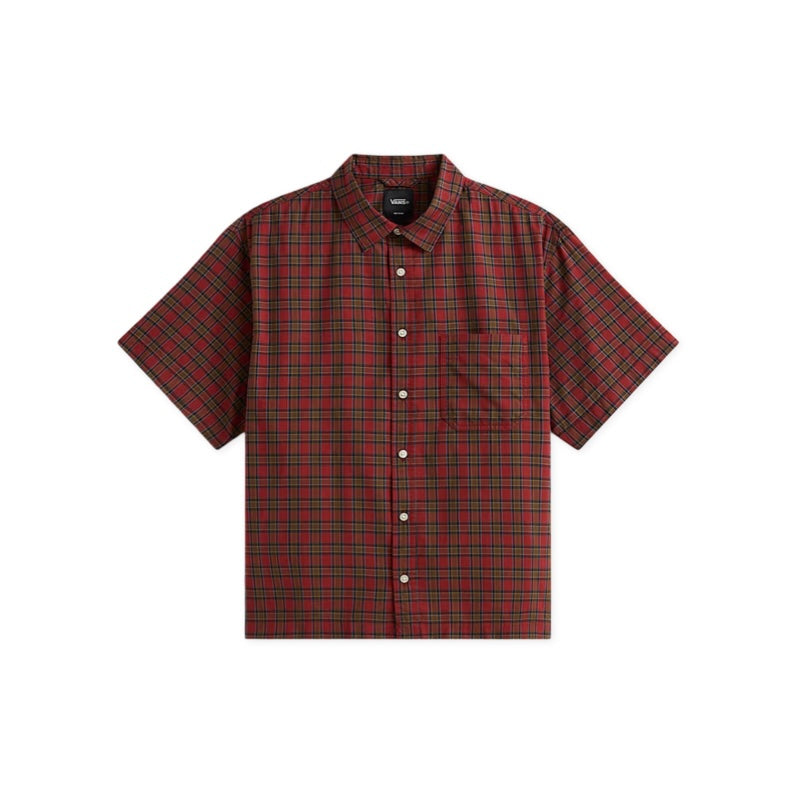 VANS Larkspur Timber Short Sleeve Plaid