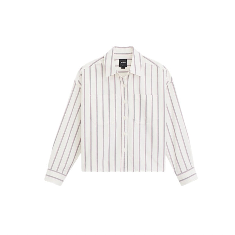 VANS Long Sleeve Boxy Oxford Shirt