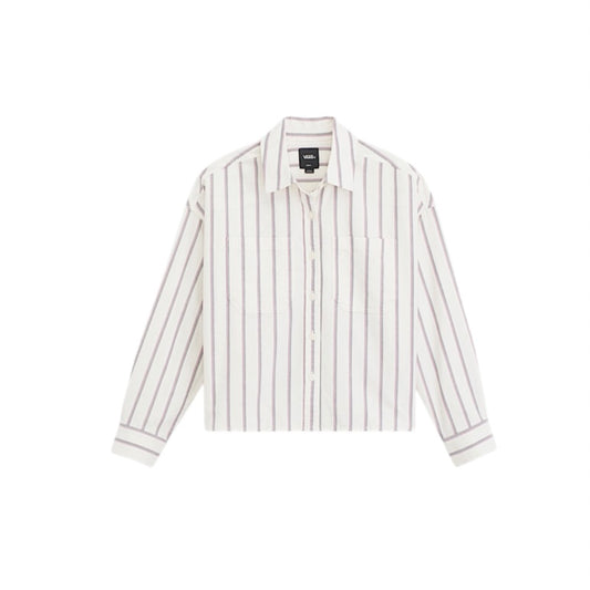 VANS Long Sleeve Boxy Oxford Shirt