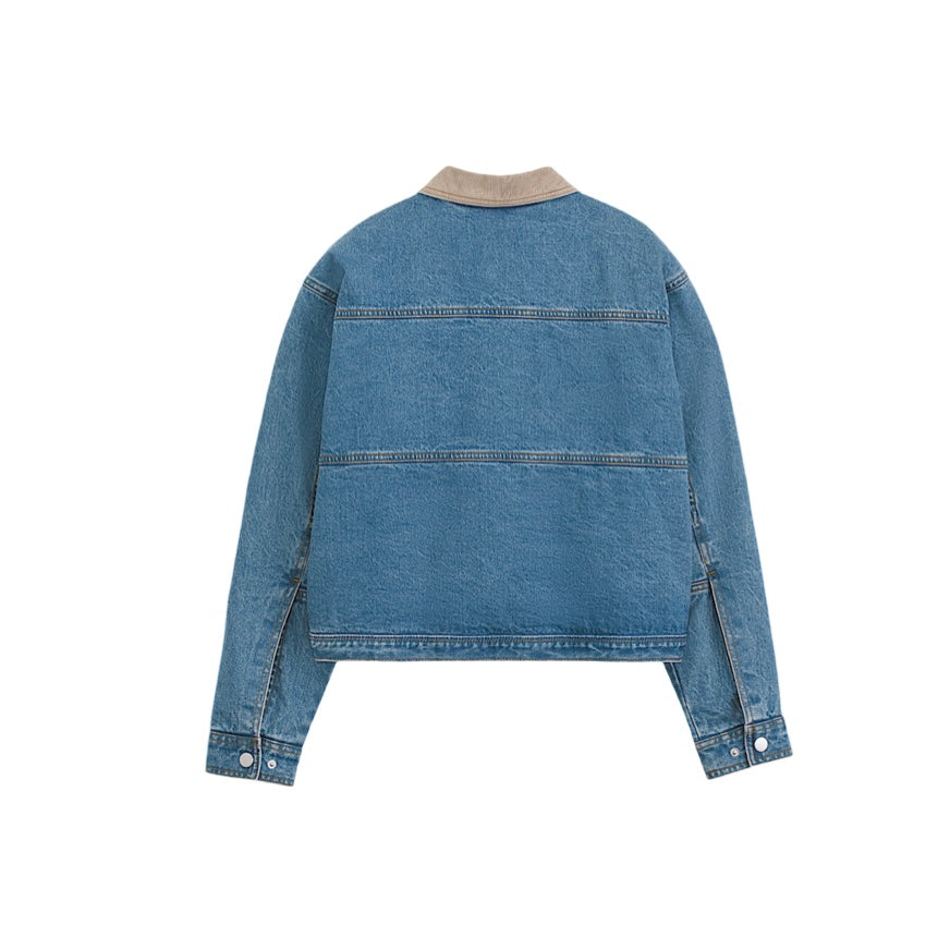 VANS Nicola Cropped Chore Denim Jacket