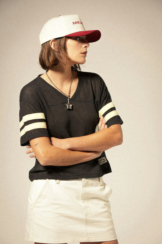 BRIXTON Varsity Football Mesh T-shirt