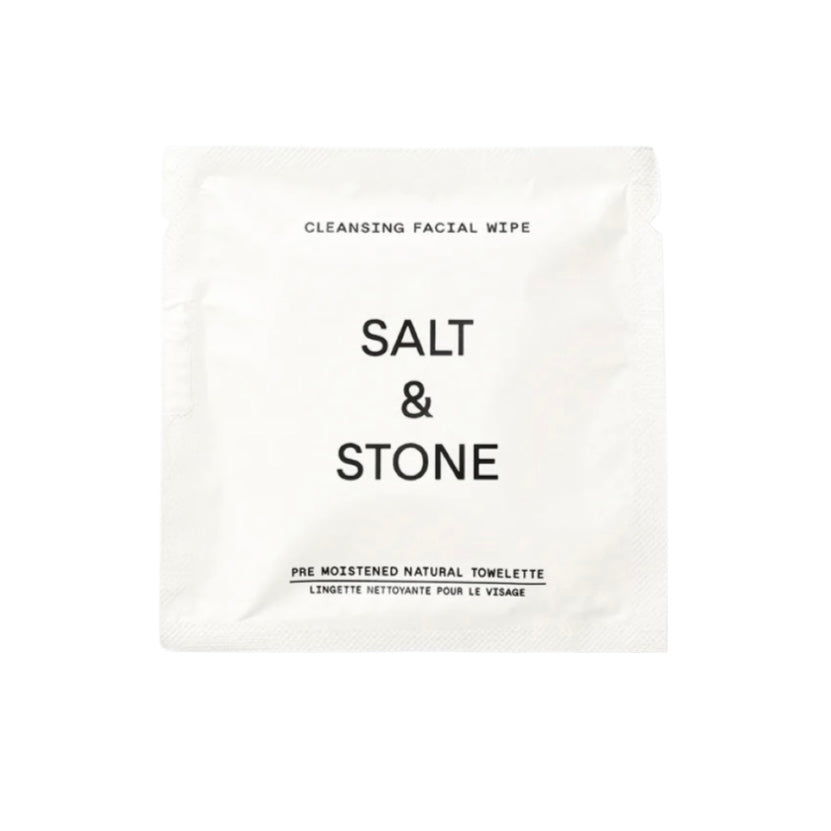 SALT & STONE Cleansing facial wipes 20 pack
