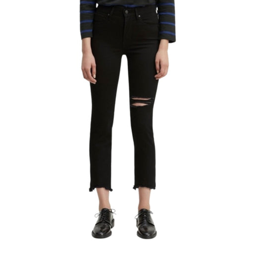 LEVI’S 724 high-rise straight cropped