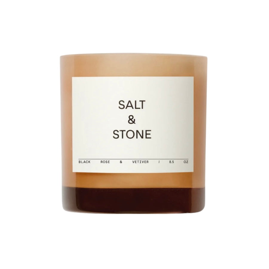 SALT & STONE Black rose & vetiver candle