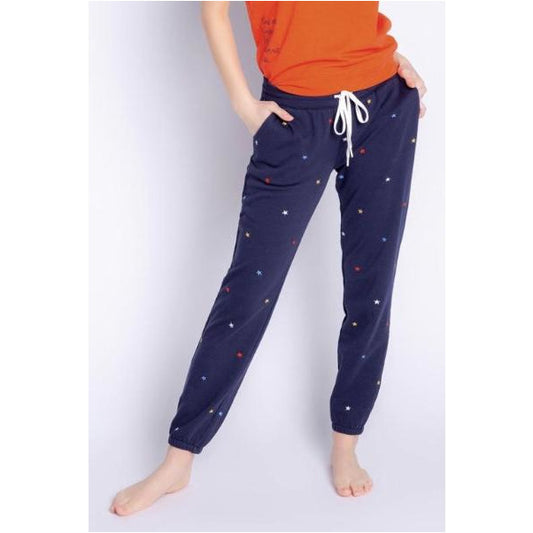 P.J. SALVAGE American dream stars banded pant
