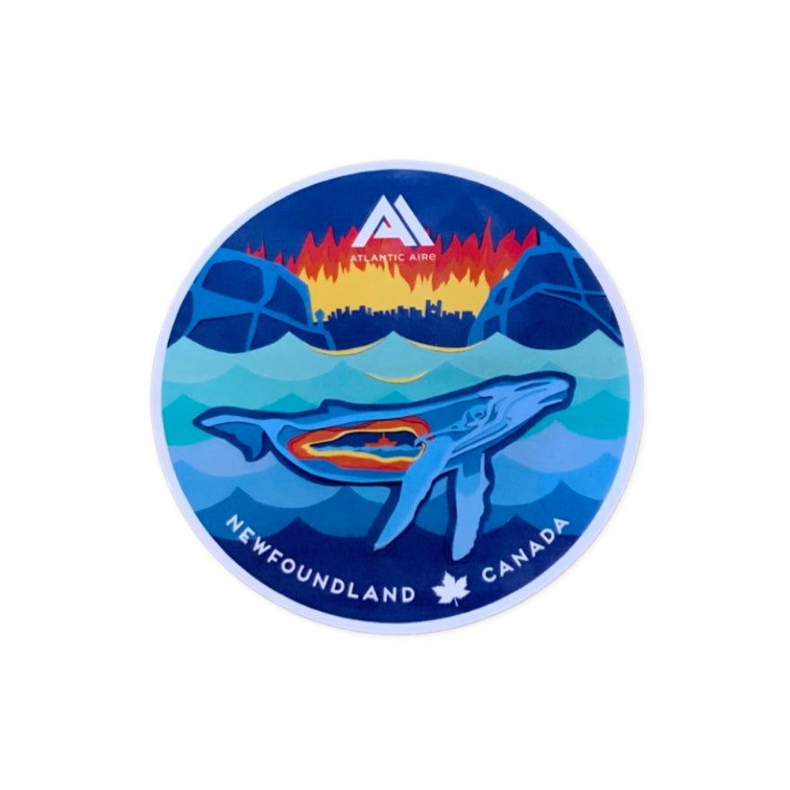 ATLANTIC AIRE great fire sticker