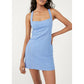 FREE PEOPLE Solid just peachy mini dress